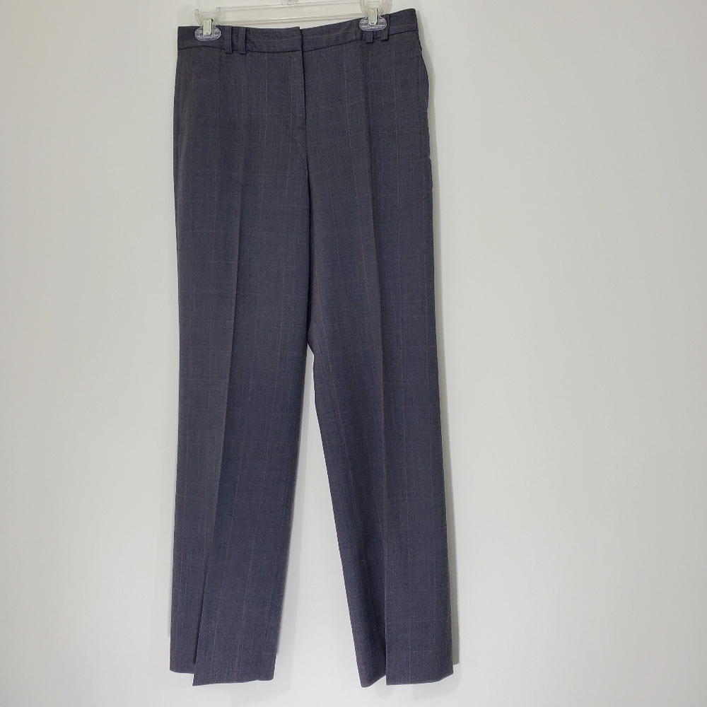 Ann Taylor Loft Gray with Stripes Wool Pants